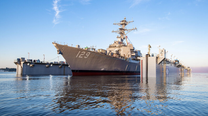 HII’s Ingalls Shipbuilding launches guided missile destroyer USS Jeremiah Denton (DDG 129)