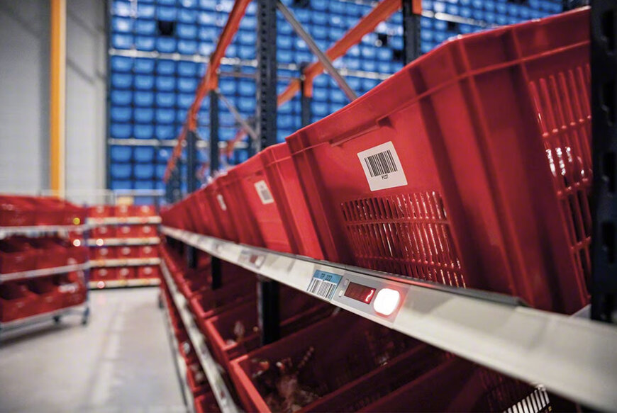 Entrepôt omnicanal de pains d’épices avec 500 commandes par jour