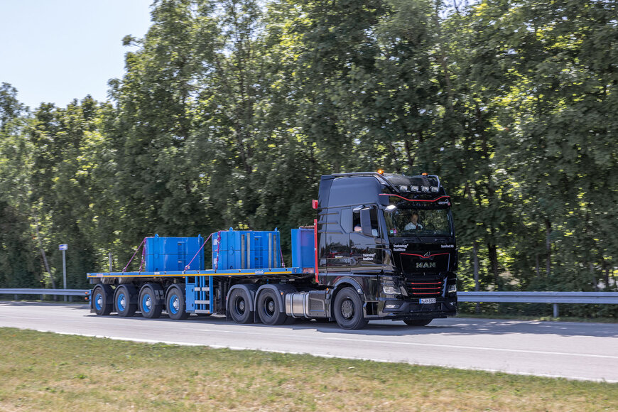 MAN electric and conventional at Bauma 2025