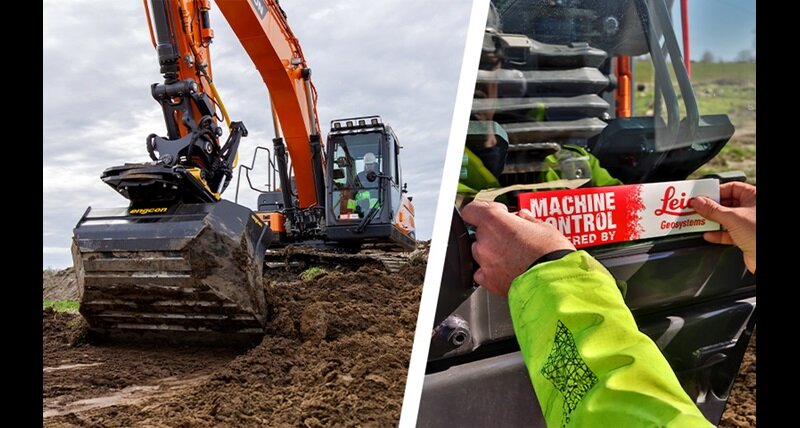 Develon and Leica Geosystems Unveil Integrated 3D Excavator Guidance System