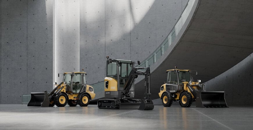 Les machines électriques compactes Volvo remaniées offrent une meilleure autonomie