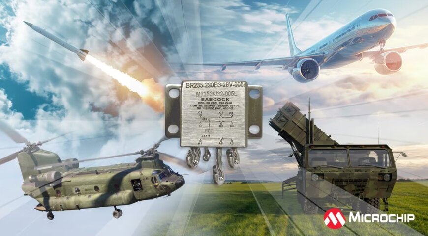 Microchip Debuts BR235 Series Relays for Rugged Defense Needs