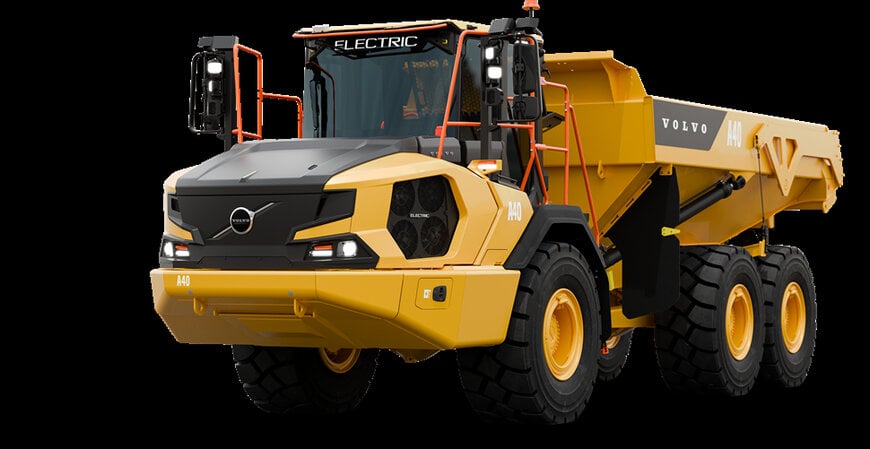 Volvo CE stellt die weltweit ersten elektrisch betriebenen Dumper vor