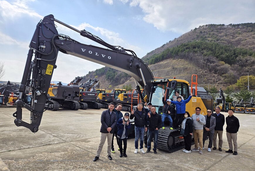 Volvo CE Hosts Matsuzaki-Jyuki at Changwon Facility to Strengthen Strategic Partnership