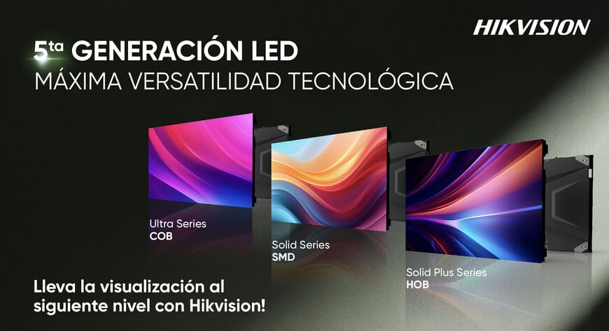 Hikvision lanza la 5.ª generación de pantallas LED: eficiencia, durabilidad y calidad visual sin precedentes