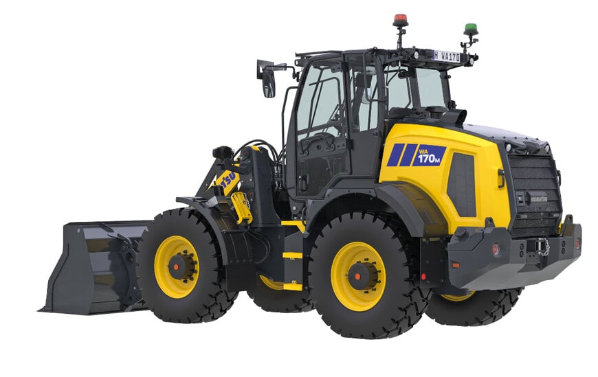 Komatsu amplia la sua gamma di pale gommate con il nuovo modello WA170M-11