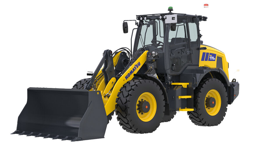 Komatsu amplia la sua gamma di pale gommate con il nuovo modello WA170M-11