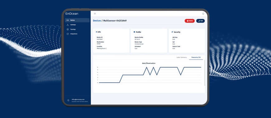 EnOcean SmartStudio: Sensoren und Daten einfach managen