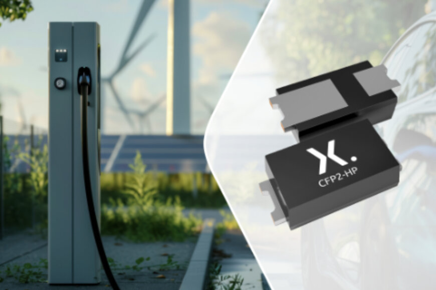 Nexperia offers automotive planar Schottky diodes in space-saving CFP2-HP packaging