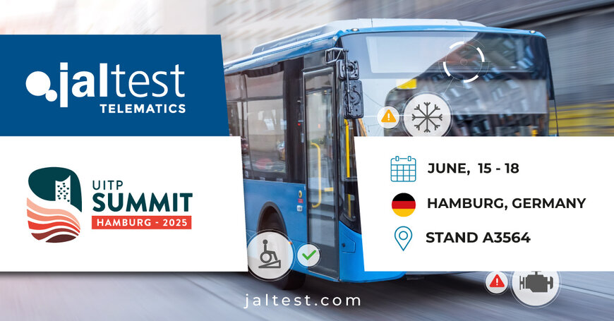Cojali S. L. will present Jaltest Telematics at UITP Global Public Transport Summit 2025