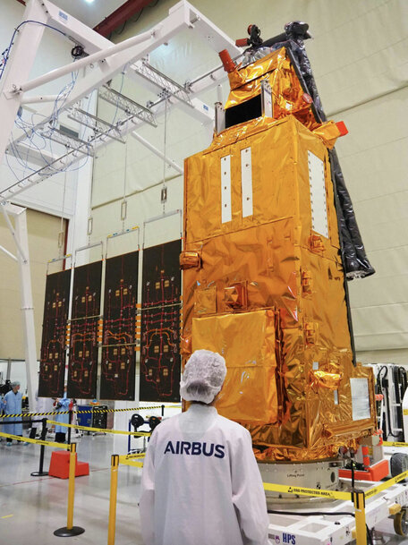 Airbus built forest monitoring satellite Biomass successfully launched