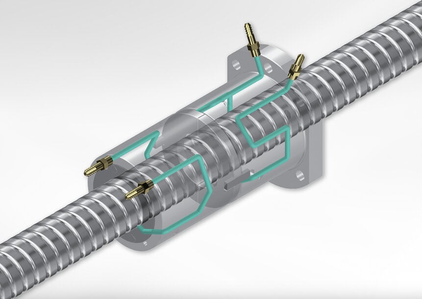 THK Presents Ball Screw with Integrated Nut Cooling