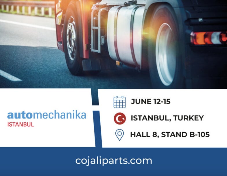 Cojali, üstün teknolojik çözümlerini sunmak için bir kez daha Automechanika İstanbul'a katılacak