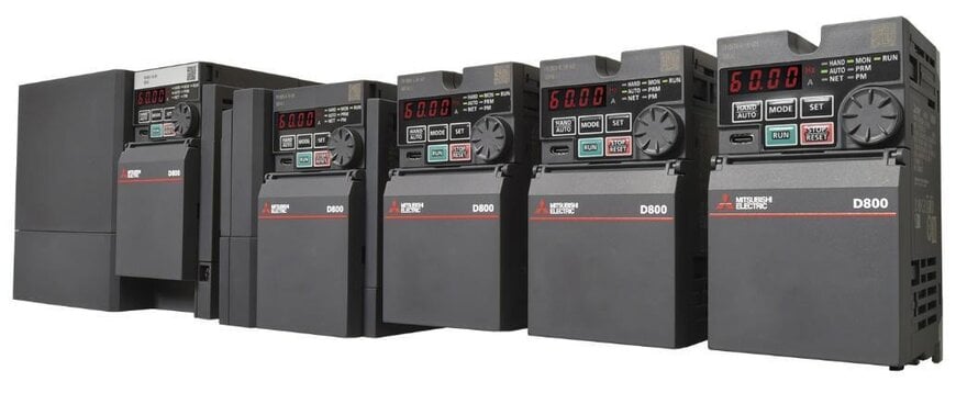 MITSUBISHI ELECTRIC APRESENTA PRÓXIMA GERAÇÃO DE INVERSORES DA SÉRIE FR-D800 PARA MAIOR EFICIÊNCIA E SIMPLICIDADE