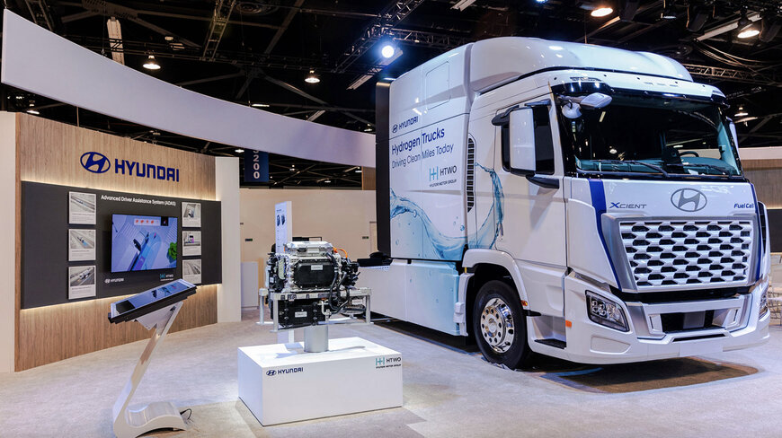 Hyundai Motor Unveiled New XCIENT Heavy-Duty Fuel Cell Truck at ACT Expo 2025