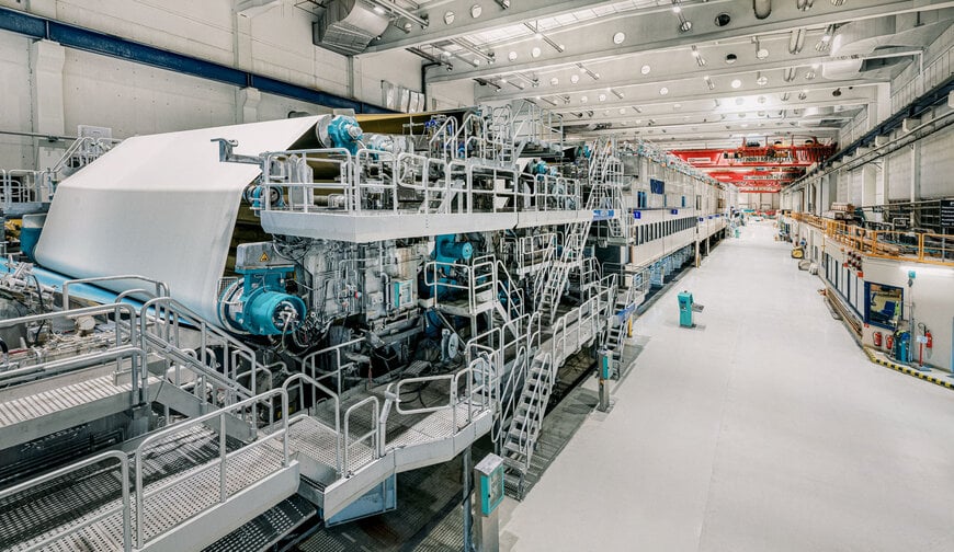 Voith startet erfolgreich die umgebaute XcelLine PM 11 von heinzelpaper Laakirchen