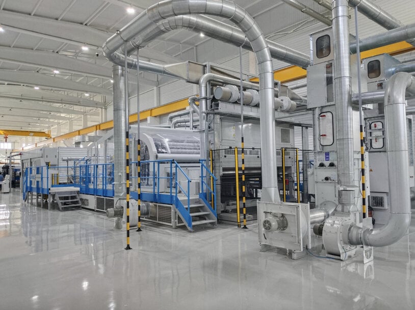 ANDRITZ spunlace line successfully started up in Tashkent, Uzbekistan