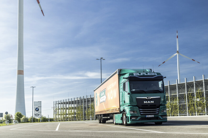 MAN eTGX on the road for BMW factory transport