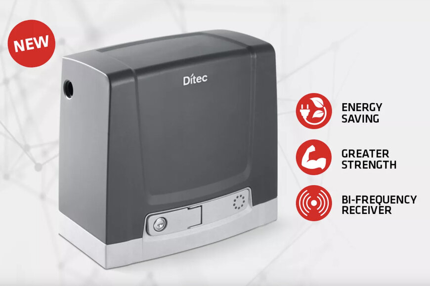 Ditec NEOS Green offers eco-friendly, efficient gate operators with advanced control