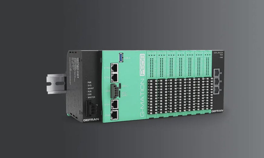 Gefran simplifies complexity with the G-Mation automation platform and the new G-Mation P6 PLC