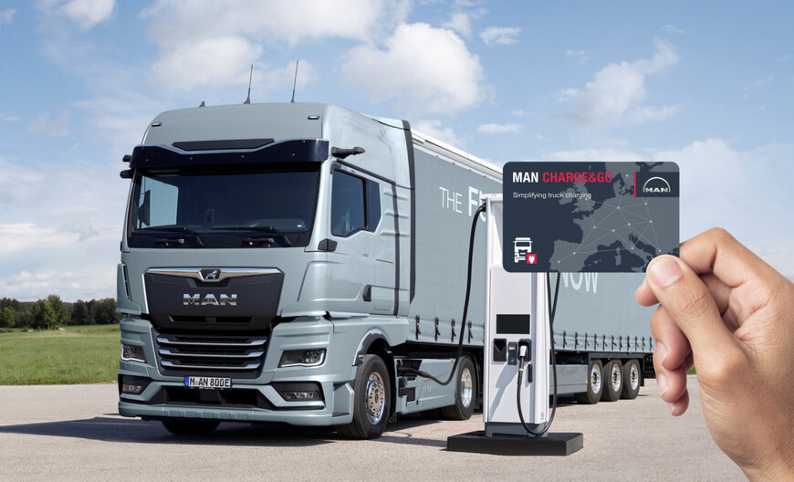 MAN Charge&Go - New charging service for public eTruck charging