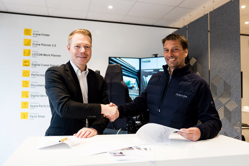 Simulator for mobile cranes: Liebherr and Tenstar Simulation seal partnership