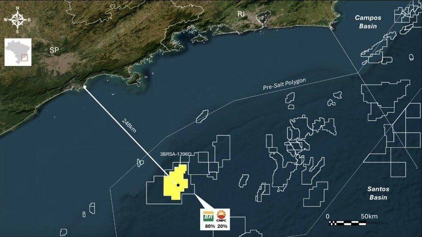 Petrobras informs about new oil discovery in the Santos Basin