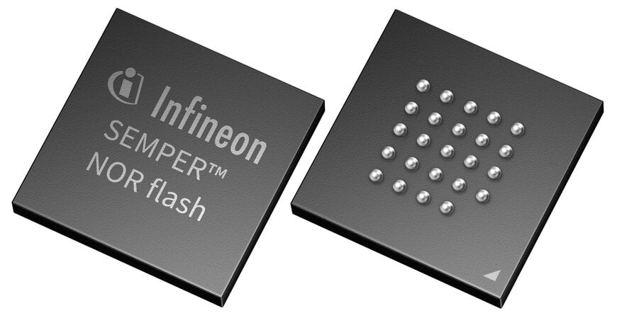 Infineon SEMPER NOR Flash memory family achieves ASIL-D functional safety certification