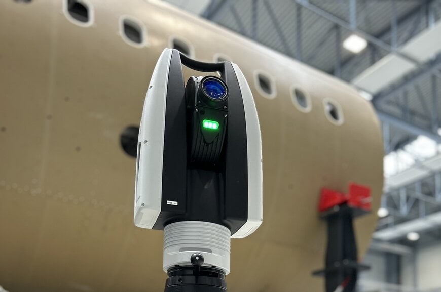 Lasertracker ATS800 von Hexagon beschleunigt großformatige Luft- und Raumfahrt-Inspektionen mit direktem Scannen und umfangreichen Automationsmöglichkeiten