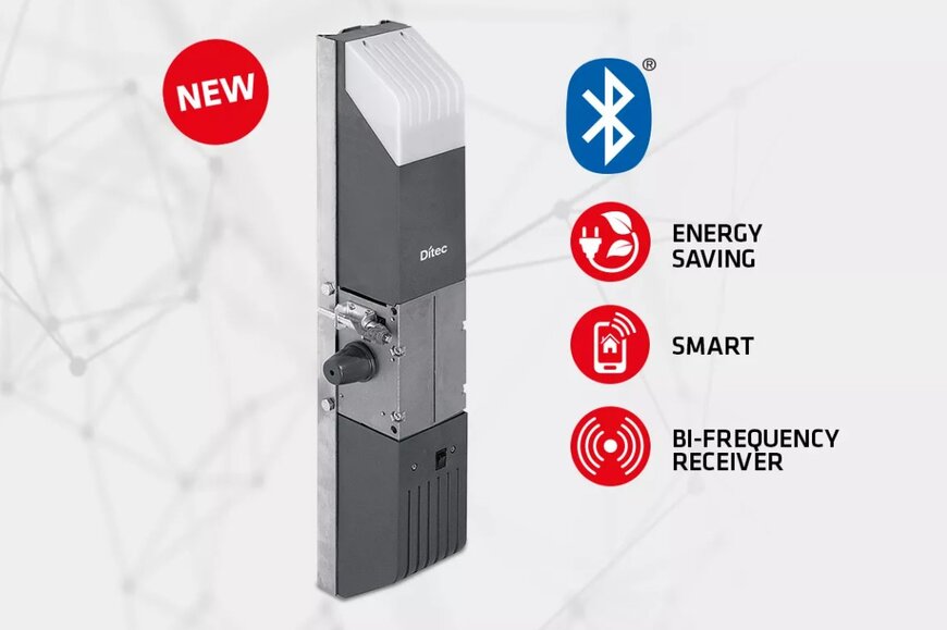 The historic Ditec motor now with low environmental impact and Bluetooth connectivity