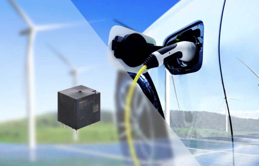 OMRON reveals ultra-compact power relay for high-voltage battery safety