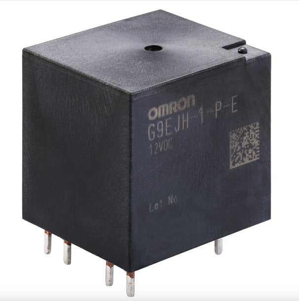 OMRON reveals ultra-compact power relay for high-voltage battery safety
