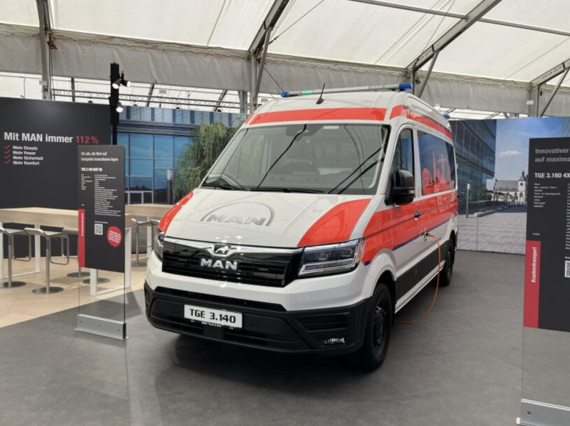 MAN presents state-of-the-art ambulance & fire service vehicles at RETTmobil 2025
