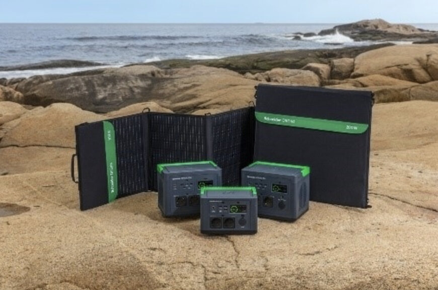 Schneider Electric lance en Europe la solution Schneider OffGrid, pour une alimentation portable et durable, disponible partout