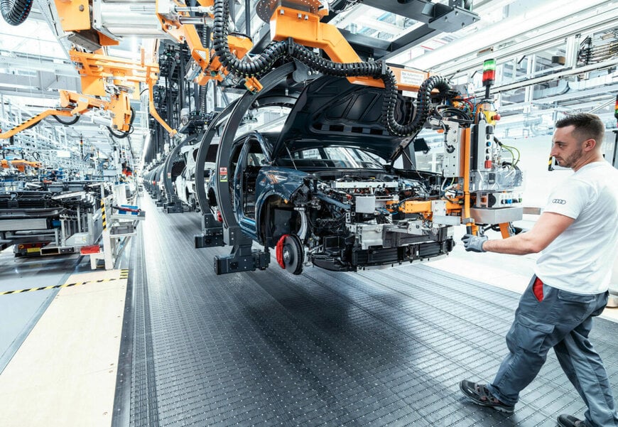 Sustainable and flexible: production of the Audi Q6&nbsp;e-tron series in Ingolstadt