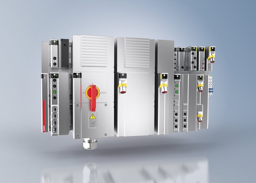 Beckhoff Expands MX-System with New 3-Row Baseplate and Larger Function Modules