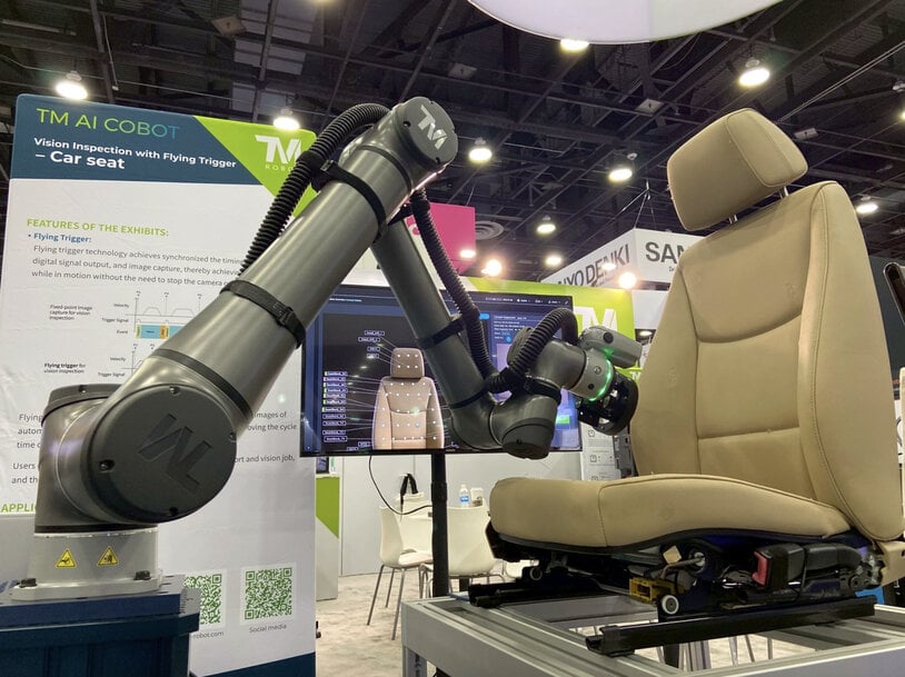 Techman Robot Showcases AI Cobot Innovations at Automate 2025
