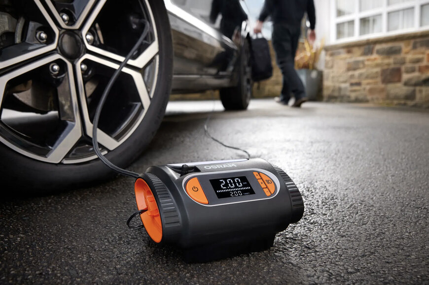 OSRAM Automotive bringt TYREinflate-Serie für schnelle, einfache Reifendruckprüfung zu Hause auf den Markt