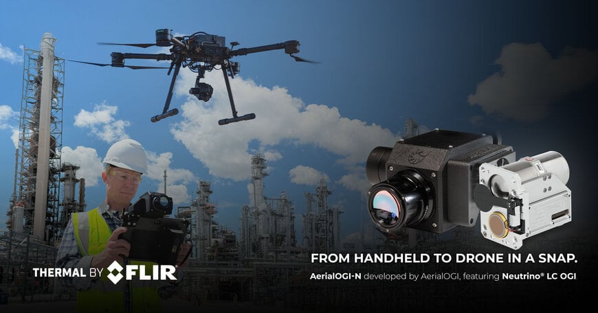 Teledyne FLIR OEM annuncia la termocamera AerialOGI-N di AerialOGI, frutto della collaborazione nell’ambito del programma Thermal By FLIR