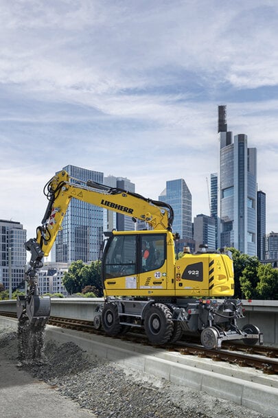 Liebherr to showcase railroad excavators at International Track Technology Exhibition (IAF) 2025