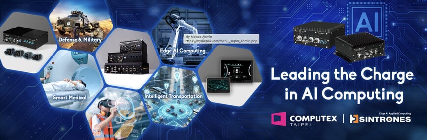 SINTRONES Showcases Game-Changing Innovations at COMPUTEX 2025