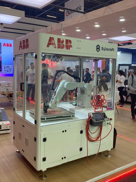 SYNCRAFT E ABB ROBÓTICA APRESENTAM SOLUÇÃO INÉDITA NO BRASIL DE IMPRESSÃO 3D COM BRAÇO ROBÓTICO