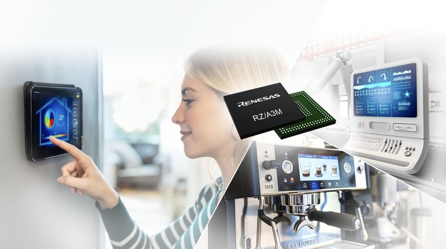Renesas Extends RZ/A MPU Line-up with RZ/A3M for Cost-Sensitive, Advanced HMI Solutions