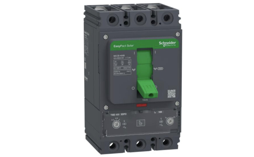 Schneider Electric lancia EasyPact Solar MCCB