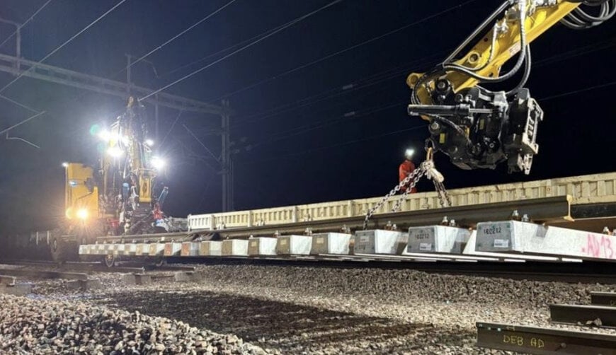 Sur la LGV Atlantique, Eiffage Rail renouvelle les appareils de voie