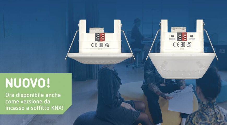 New LUXA 103 presence detector for ceiling installation &ndash; now also for KNX
