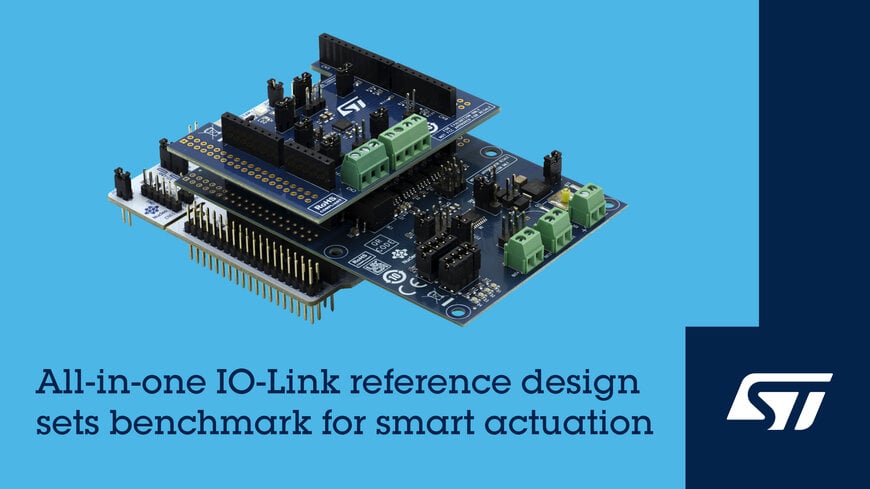 STMicro IO-Link dev kit simplifies industrial device node creation