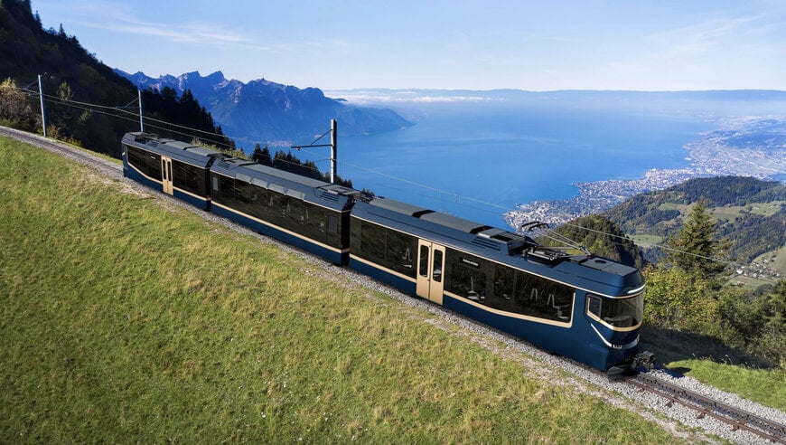 Stadler livre huit nouveaux trains à crémaillère pour le trajet spectaculaire sur les Rochers-de-Naye
