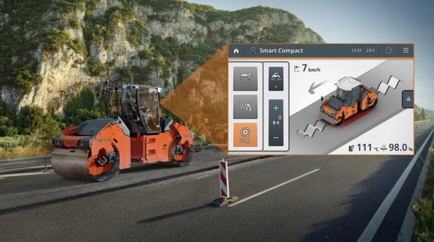 Hamm von Wirtgen pr&eacute;sente Smart Compact Pro avec mesure de densit&eacute; en temps r&eacute;el pour un compactage plus intelligent