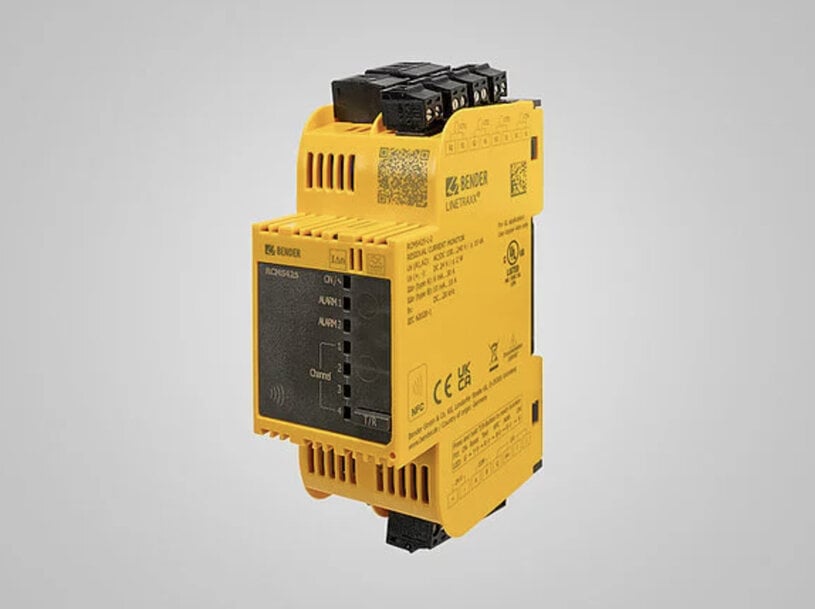 Bender presents LINETRAXX SmartDetect RCMS425 residual current monitoring devices